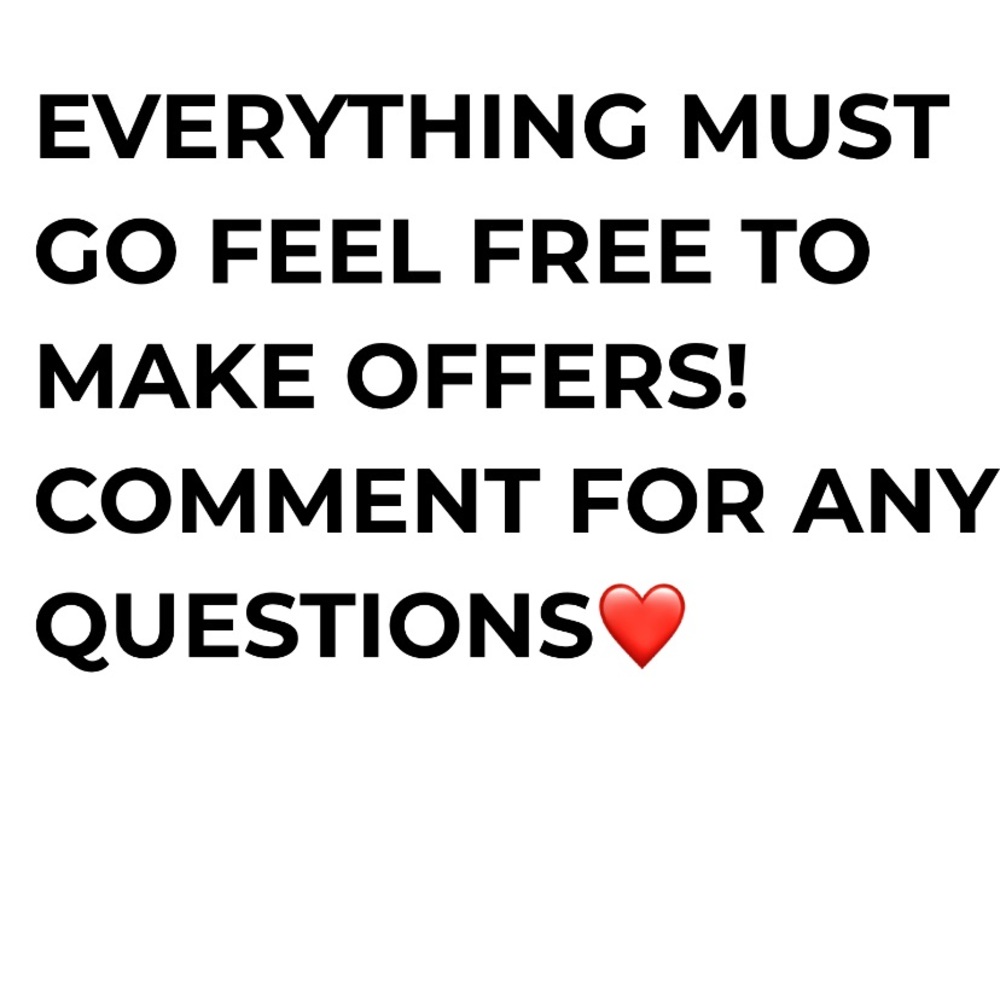 Everything must go